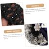 FOMIYES 2pcs Elegant Hair Bun Nets Secure Clip Fastening Professional Updo Accessories for Women Comfortable Hair Cover for Work and Formal Occasions Stylish Lace Design view 3