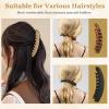 6 PCS Banana Clips for Women, 5.1" and 6.1" Large Banana Clips Hair for Thin to Thick Hair 5 inch Extra Large Banana Claw Clips for Thick Hair Girl, Hair Styling Accessories view 4