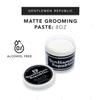 Gentlemen Republic 4 Oz(Pack of 2) Matte Paste - Water-Based Professional Formula with Superior Hold and Matte Finish for a Natural Look, Made in the USA view 4