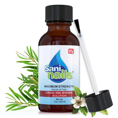 Troya Toenail Repair For Damaged Nails  Sani Nails Brush-On Toenail Solution for Hydrating and Restoring (1 Pack)