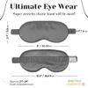 100% Mulberry Silk Sleep Mask  Adjustable Eye Mask for Men & Women, Large Size, 19 Momme 6A Grade, Handcrafted in USA  Soft, Hypoallergenic, Blackout, Moisture-Wicking, Anti-Aging (Graphite) view 4
