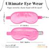 100% Mulberry Silk Sleep Mask  Adjustable Eye Mask for Men & Women, Large Size, 19 Momme 6A Grade, Handcrafted in USA  Soft, Hypoallergenic, Blackout, Moisture-Wicking, Anti-Aging (Hot Pink) view 4