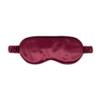 100% Mulberry Silk Sleep Mask  Adjustable Eye Mask for Men & Women, Large Size, 19 Momme 6A Grade, Handcrafted in USA  Soft, Hypoallergenic, Blackout, Moisture-Wicking, Anti-Aging (Burgundy) view 1