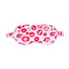 100% Mulberry Silk Sleep Mask  Adjustable Eye Mask for Men & Women, Large Size, 19 Momme 6A Grade, Handcrafted in USA  Soft, Hypoallergenic, Blackout, Moisture-Wicking, Anti-Aging (Kiss) view 1