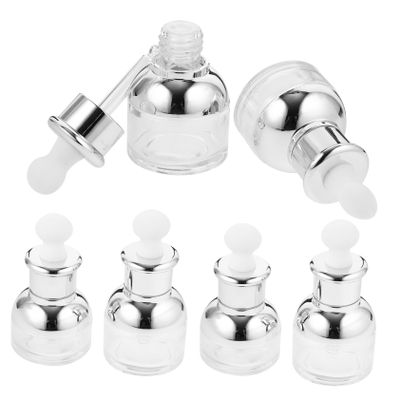 FOMIYES 6pcs Sample Bottles Storage Container for Travel Refillable Caps for Perfumes