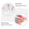 FOMIYES 9pcs Silicone Lip Brush Lipstick Applicator Makeup Tool for Women Easy to Carry Apply Lipstick Professional Makeup Brush for Home Travel view 3