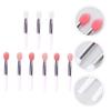 FOMIYES 9pcs Silicone Lip Brush Lipstick Applicator Makeup Tool for Women Easy to Carry Apply Lipstick Professional Makeup Brush for Home Travel view 4