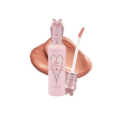 Flower Knows Midsummer Fairytales Liquid Highlighter,Gold Bronze Glitter Highlighter Makeup,Face & Body Illuminator,Blendable & Long-lasting face Highlighter for All Skin Tones(02 Sunset Forest)