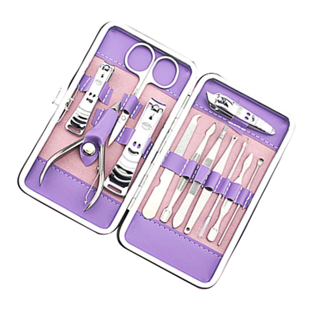 FOMIYES Stainless Steel Nail Clipper Set Manicure and Kit Nail Clippers Cuticle Clippers