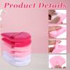 6 Pieces Powder Puff Triangle Powder Puff Face Makeup Sponge Triangle Makeup Puff Cosmetic Foundation Blender Sponge for Dry&wet Makeup Concealer Loose Body Powder Foundation-3 Colors view 3