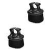 Anneome 2pcs Practical Beard Grooming Brush Soft Bristles for Comfortable Styling and Shaping Sturdy Hair Cleaning Tool for Men for Daily Beard Care and Maintenance view 1