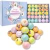 Persidra Bath Bombs, 30pcs Bath Bombs for Women Handmade Fizzy Bath Bomb with Essential Oils Bath for Moisturizing Dry Skin & Relaxing, Birthday Valentines Mother's Day Gifts for Women view 1