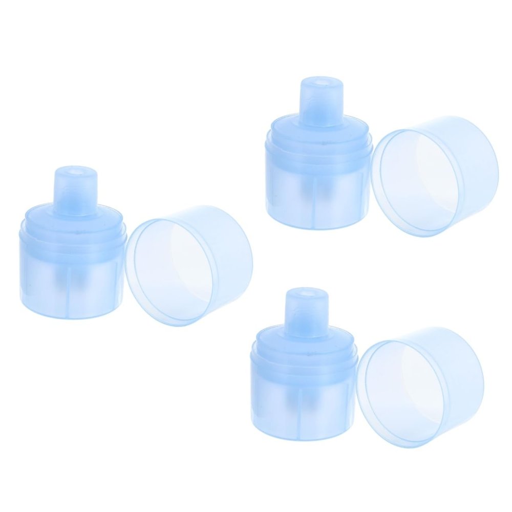 LALADEFIEE 3pcs Hair Growth Serum Applicator Bottle Portable Scalp Massage Roller for Hair Care Leak Design for Lightweight Material for Home Travel Use