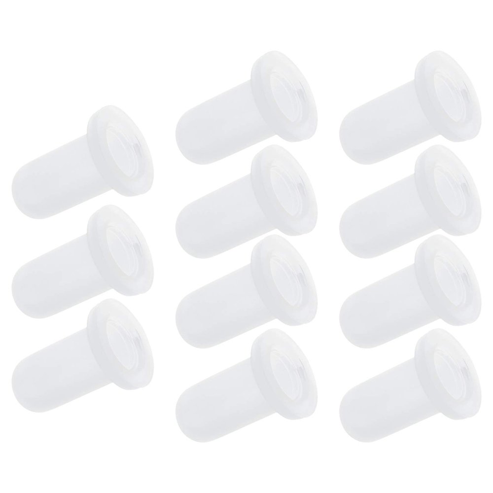 11-Piece 12.1mm Silicone Snowflake Lipstick Mold, Easy to Demold and Portable Design, for DIY Lip Balm Making, Ideal for Beginners, Home, and Professional Use