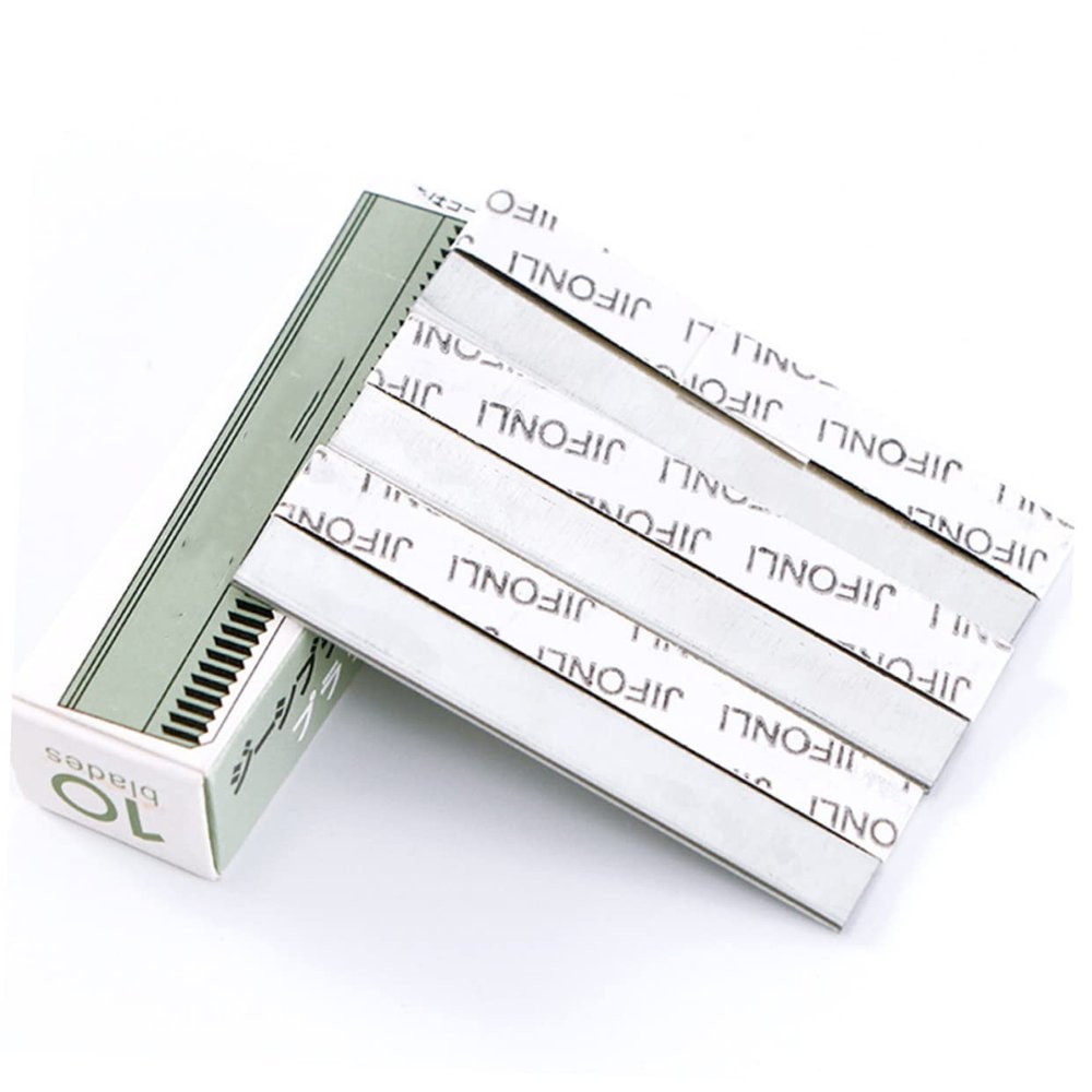 FOMIYES 80pcs Eyebrow Shaping Blades Lightweight Eyebrow Grooming Tool for Women Compact and Easy to Clean for Travel and Precision Shaping
