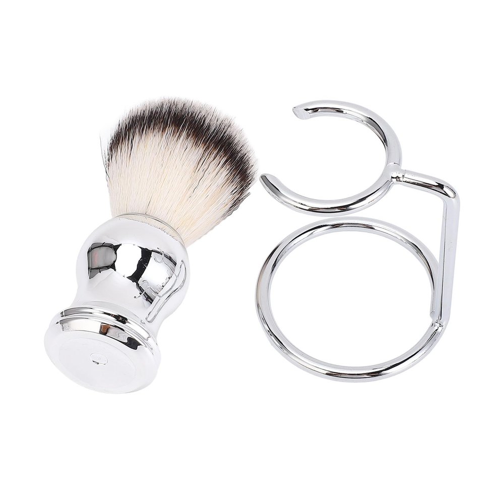 Grooming Kit, Beard Care Set, Shaving Brush with Stand Holder, Synthetic , Lightweight & Portable for Haircutting, Grooming, Travel