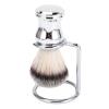 Grooming Kit, Beard Care Set, Shaving Brush with Stand Holder, Synthetic , Lightweight & Portable for Haircutting, Grooming, Travel view 4