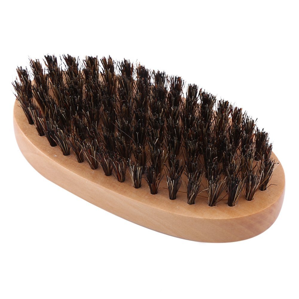 Beard Comb Brush, Grooming Brush, Boar Bristle Brush for Men, Mustache Comb for All Types