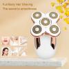 5 Blades Women Hair Remover with 5 Head Cutting Technology, ABS Material, Automatic Adjustment, Lightweight and Portable for Underarms Legs view 2