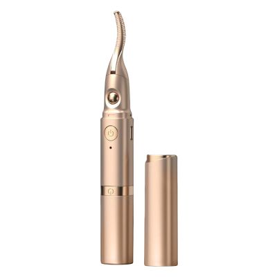 Heating Eyelash Curler Women's Electric Eyebrow And Face Hair Trimmer Easy To Use Precise Grooming Remover