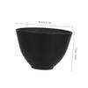 ARTSEWPLY 1set Silicone Facial Mask Mixing Bowl Kit for Skincare Includes Applicator Measuring Spoon for Spa Use and Hair Oil Preparation Easy to Clean view 2