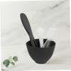 EXAOMBLE 1set Silicone Facial Mask Mixing Bowl Diy Skincare Tools with Applicator and Measuring Spoon for view 4