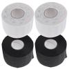 WEKADRIN 4rolls Disposable Neck Papers for Hairdressing Black White Neck Strips for Salon Use Convenient and Easy to Store Hair Cutting Accessories view 1