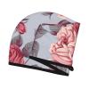 LPTSVBN Red Roses Floral Hair Drying Cap Coral Velvet Hair Towel Wrap with Button Quick Dry Hair Cap for Women Soft Absorbent Hair Turban Hair Drying Towel for Wet Hair Long Thick Hair view 3