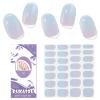 Semi Cured Gel Nail Strips, 28 pcs Gel Nail Stickers Work with Any UV Lights, Long-Lasting Nail Wraps, Stick on Nails for women Easy to Apply & Remove view 1