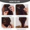 5 PCS Hair Braiding Tool Women Hair Styling Clip French Hair Twist Braid Hair Knitting Tool Sticky DIY Fishbone Hairstyle Braid Tool Magic Twist Bun Maker Hair Accessories view 3
