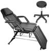 CETIVENO 3-Section Massage Table Tattoo Chair, Lash Bed Spa Multipurpose Massage Bed 24.8" H X 70.8" L, Adjustable Tattoo Chair with Facial Bed, Tattoo Table Salon Spa Chair 881lbs (Black) view 1