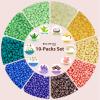 Bouvetan Hard Wax Beads 2.2 lbs, 10 Pack Variety Wax Beans for Hair Removal, Sensitive Skin, Ideal for Face, Eyebrows, Bikini, Underarms, Legs, Brazilian Waxing and Full Body view 2
