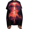 Atom Bomb Mushroom Cloud Hair Cutting Cape for Men Women Waterproof Barber Cape Adjustable Salon Haircut Capes view 1