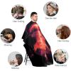 Atom Bomb Mushroom Cloud Hair Cutting Cape for Men Women Waterproof Barber Cape Adjustable Salon Haircut Capes view 3
