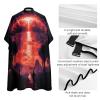 Atom Bomb Mushroom Cloud Hair Cutting Cape for Men Women Waterproof Barber Cape Adjustable Salon Haircut Capes view 4