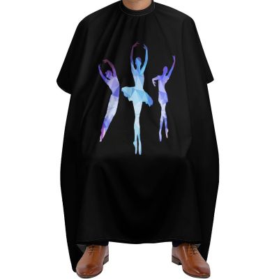 Ballet Dancer Hair Cutting Cape for Men Women Waterproof Barber Cape Adjustable Salon Haircut Capes