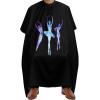 Ballet Dancer Hair Cutting Cape for Men Women Waterproof Barber Cape Adjustable Salon Haircut Capes view 1