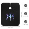 Ballet Dancer Hair Cutting Cape for Men Women Waterproof Barber Cape Adjustable Salon Haircut Capes view 2