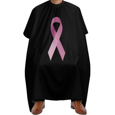 Awareness Ribbon Hair Cutting Cape for Men Women Waterproof Barber Cape Adjustable Salon Haircut Capes
