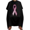 Awareness Ribbon Hair Cutting Cape for Men Women Waterproof Barber Cape Adjustable Salon Haircut Capes view 1