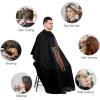 American Fishing Flag Hair Cutting Cape for Men Women Waterproof Barber Cape Adjustable Salon Haircut Capes view 3