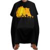 African Map with Wild Animals Hair Cutting Cape for Men Women Waterproof Barber Cape Adjustable Salon Haircut Capes view 1