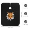 Angry Tiger Head Hair Cutting Cape for Men Women Waterproof Barber Cape Adjustable Salon Haircut Capes view 2
