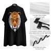 Angry Tiger Head Hair Cutting Cape for Men Women Waterproof Barber Cape Adjustable Salon Haircut Capes view 4