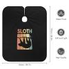 1980's Retro Sloth Hair Cutting Cape for Men Women Waterproof Barber Cape Adjustable Salon Haircut Capes view 2