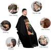 1980's Retro Sloth Hair Cutting Cape for Men Women Waterproof Barber Cape Adjustable Salon Haircut Capes view 3