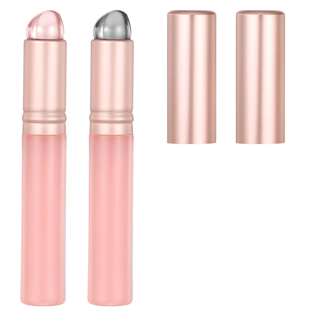 2pcs Silicone Lip and Concealer Makeup Brushes, Premium High Elastic Silicone Brush Set, Lip Mask Applicator Silicone Lip Brush, Reusable Cosmetic Tools for Lipsticks, Lip Balm, Concealer and Nail