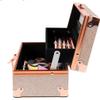 HIONJIN Travel Cosmetic Bag Nail Beauty Box Makeup Large Capacity Suitcase Ladies Tool Storage Box view 3