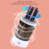 Electric Makeup Brush Cleaner Machine, USB Automatic Portable Cosmetic Brush Cleaner Makeup Brush Tools For Almost All Size Beauty Makeup Brushes (Grey) view 3