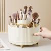 360 Degree Rotating Makeup Brush Holder Organizer Detachable Design 5 Slot Make up Brushes Cup for Cosmetics and Pencil Pen Organizer for Desk Makeup Organizer Skincare Storage for VanityCream view 1